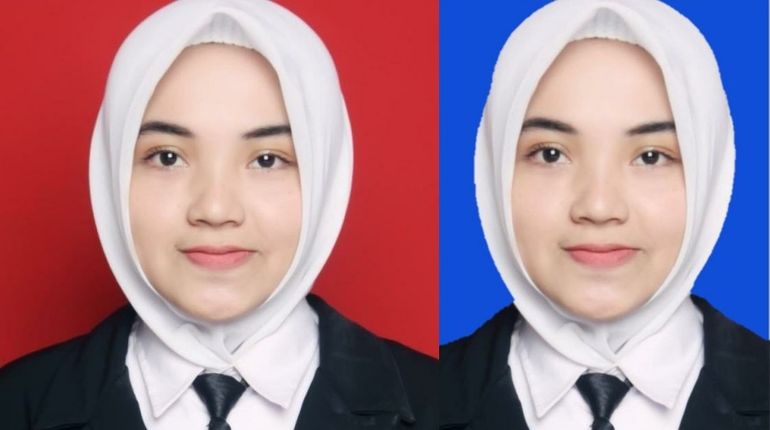 Cara Mudah Edit Background Merah & Biru Foto pakai HP + Penjelasan