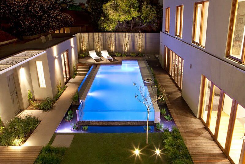 Small Backyard Above-Ground Pool